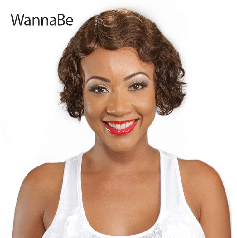 Wannabe 100 Human Hair Full Wig Hw Audrey 