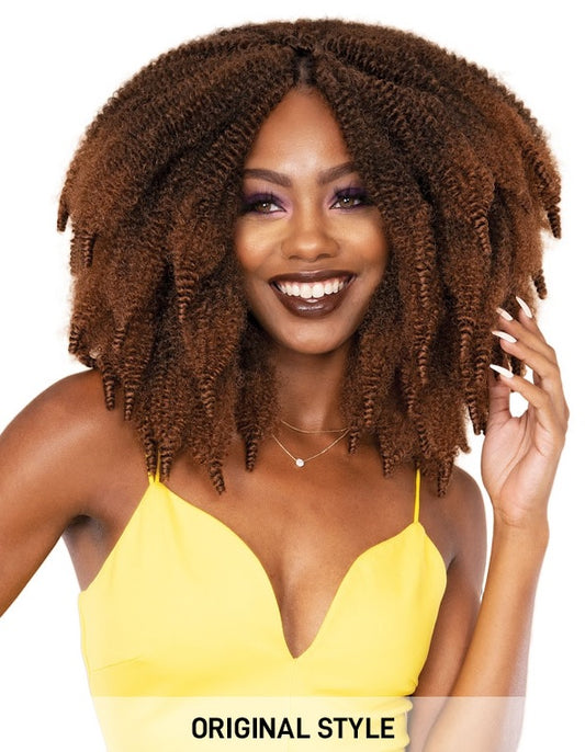 Janet Collection Nala Tress Synthetic Crochet Braid Hair 2X CURL BAE 4B 24"